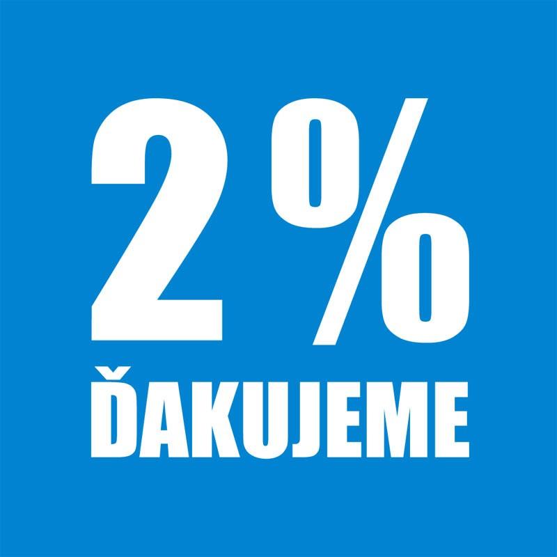 PODPORTE  NÁS  2% 